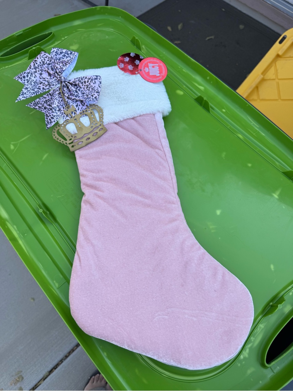 Juicy Couture Christmas Stocking New Pink